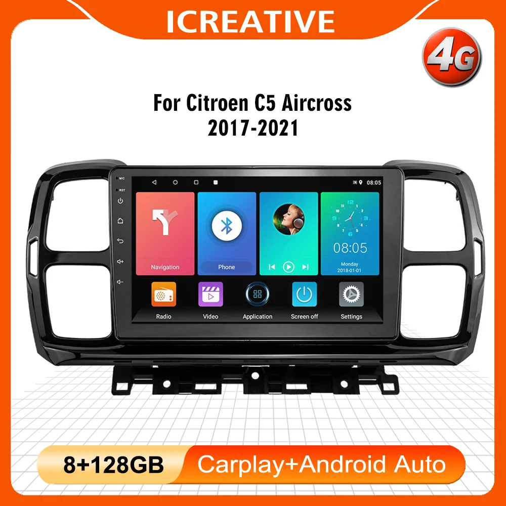 2 Din Android 4G Carplay Car Radio For Citroen C5 Aircross 2017-2021 GPS Navigation Car Multimedia Player Head Unit With Frame
2 Din Android 4G Carplay Car Radio For Citroen C5 Aircross 2017-2021 GPS Navigation Car Multimedia Player Head Unit With Frame