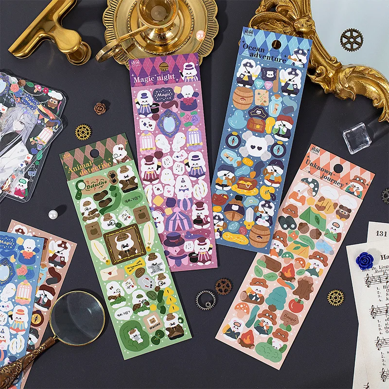 2 Pcs/Bag Cute Kawaii Cartoon Decoration Stickers Scrapbook Supplies for Art Scrapbooking Favor DIY Journal Planners Aesthetic
2 Pcs/Bag Cute Kawaii Cartoon Decoration Stickers Scrapbook Supplies for Art Scrapbooking Favor DIY Journal Planners Aesthetic