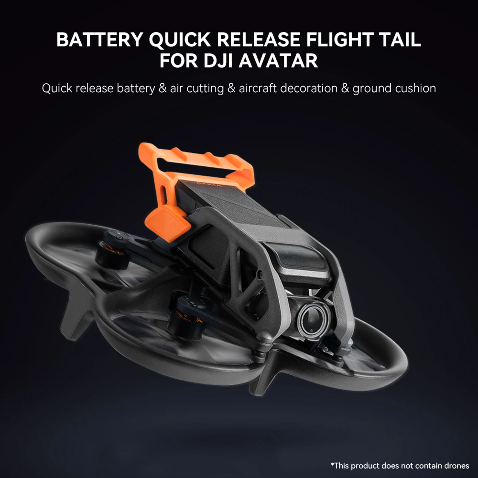 Хвост полета подходит для батареи DJI Avata быстросъемный Летающий хвост аксессуары для дрона легкий материал конструкция
Хвост полета подходит для батареи DJI Avata быстросъемный Летающий хвост аксессуары для дрона легкий материал конструкция
