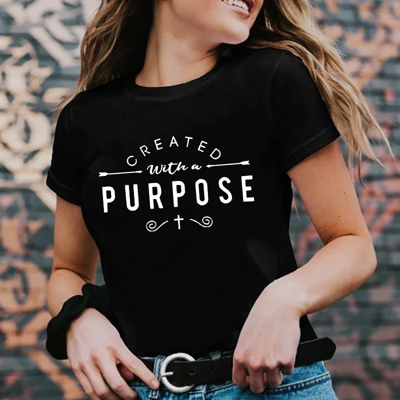 Женская футболка с надписью «MADE with A Purpose», женская футболка с надписью Christian Faith, топ с коротким рукавом, женская летняя одежда, женская одежда, 2023
Женская футболка с надписью «MADE with A Purpose», женская футболка с надписью Christian Faith, топ с коротким рукавом, женская летняя одежда, женская одежда, 2023