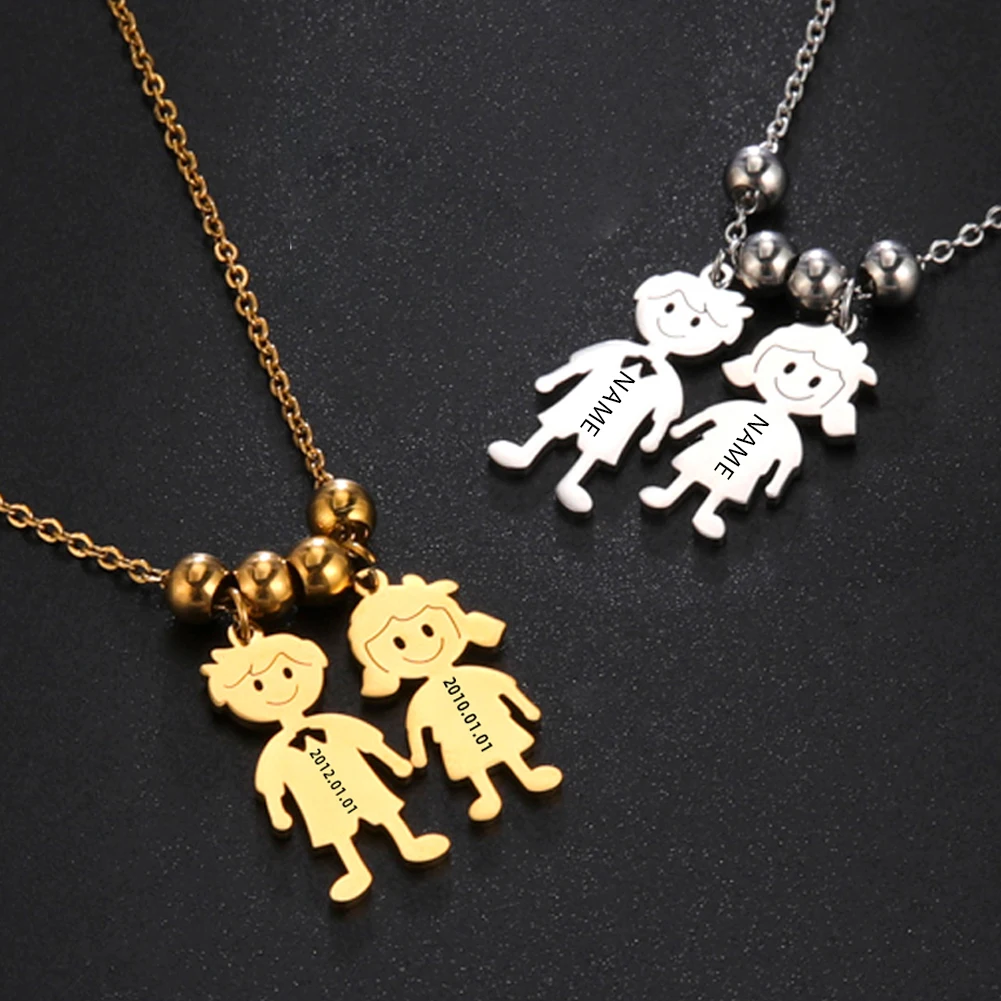 Boy Girl Necklace Name Personalized Family Original Custom Gift For Kid Child Women Man Chain Jewelry Gold Color Stainless Steel
Boy Girl Necklace Name Personalized Family Original Custom Gift For Kid Child Women Man Chain Jewelry Gold Color Stainless Steel