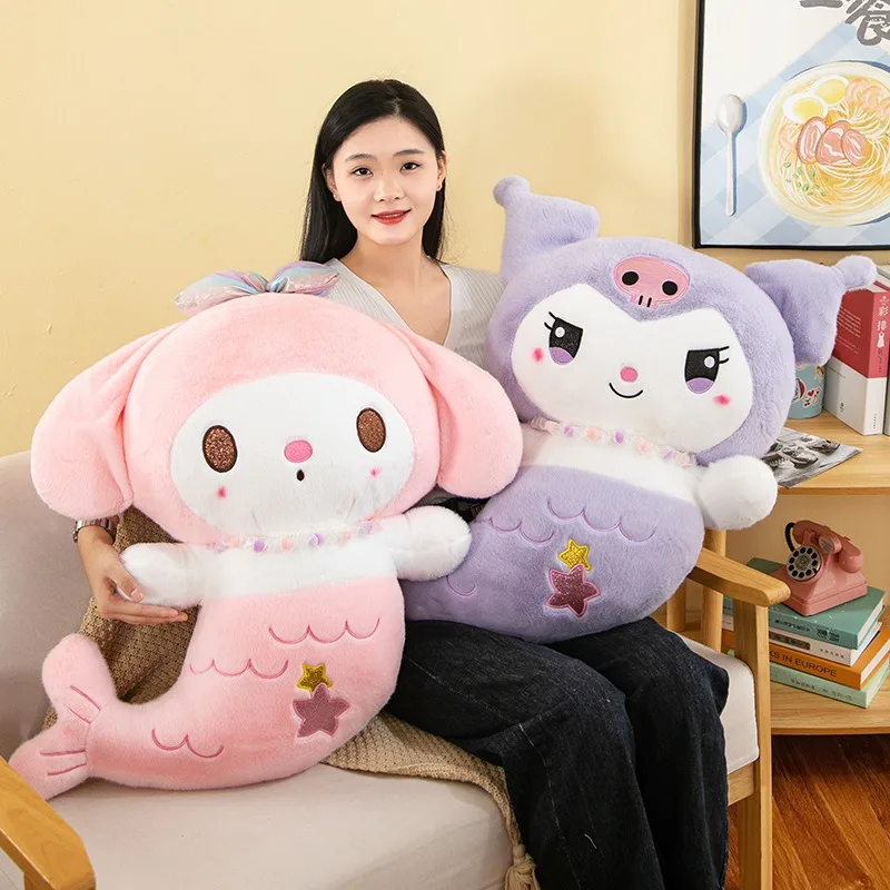 Kawaii Sanrio Mermaid Kuromi My Melody Plush Doll Cartoon Figure Comfortable Exquisite Stuffed Doll Cute Kids Toys Birthday Gift
Kawaii Sanrio Mermaid Kuromi My Melody Plush Doll Cartoon Figure Comfortable Exquisite Stuffed Doll Cute Kids Toys Birthday Gift