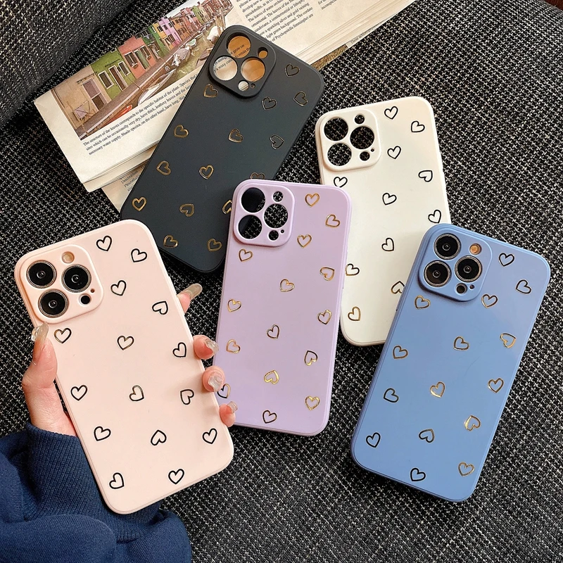 Soft Matte Love Heart Phone Case For iPhone 11 12 13 Pro Max XS X XR 7 8 Plus SE 2020 Silicone Bumper Cases Cover
Soft Matte Love Heart Phone Case For iPhone 11 12 13 Pro Max XS X XR 7 8 Plus SE 2020 Silicone Bumper Cases Cover