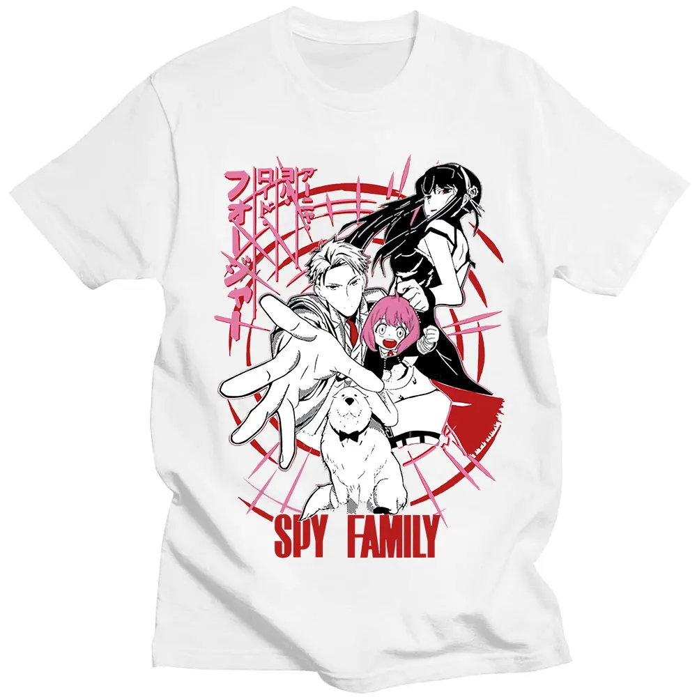 Anime Spy X Family Loid Forger Anya Forger Yor Forger T Shirt Harajuku Streetwear Tops Summer Men's 100% Cotton T-shirt Cosplay
Anime Spy X Family Loid Forger Anya Forger Yor Forger T Shirt Harajuku Streetwear Tops Summer Men's 100% Cotton T-shirt Cosplay