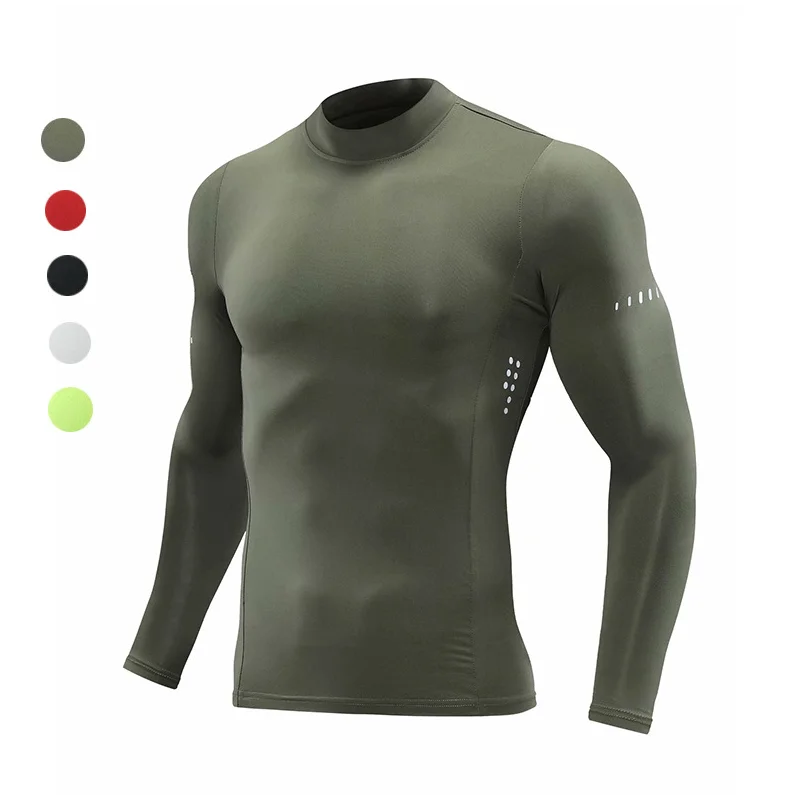 Spring Sports Tights Men‘s Running New Long-sleeved Stretch Quick-drying Fitness Clothes Basketball Compression Clothing
Spring Sports Tights Men‘s Running New Long-sleeved Stretch Quick-drying Fitness Clothes Basketball Compression Clothing