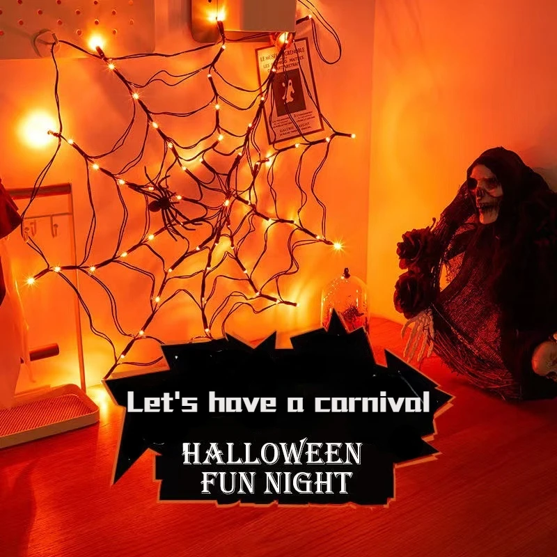 DASDIGUO Halloween Creative Spider Web Led Lights Indoor and Outdoor Horror Atmosphere Ghost Festival Room Decoration Cool Lamps
DASDIGUO Halloween Creative Spider Web Led Lights Indoor and Outdoor Horror Atmosphere Ghost Festival Room Decoration Cool Lamps