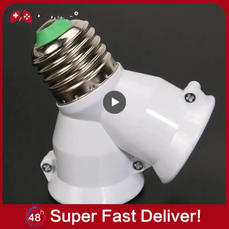 Creative E27 Socket Bulb Holder E27 To 2-e27 Extender Splitter Converter Plug Lamp Holder 2 In 1 Copper Contact Portable
Creative E27 Socket Bulb Holder E27 To 2-e27 Extender Splitter Converter Plug Lamp Holder 2 In 1 Copper Contact Portable