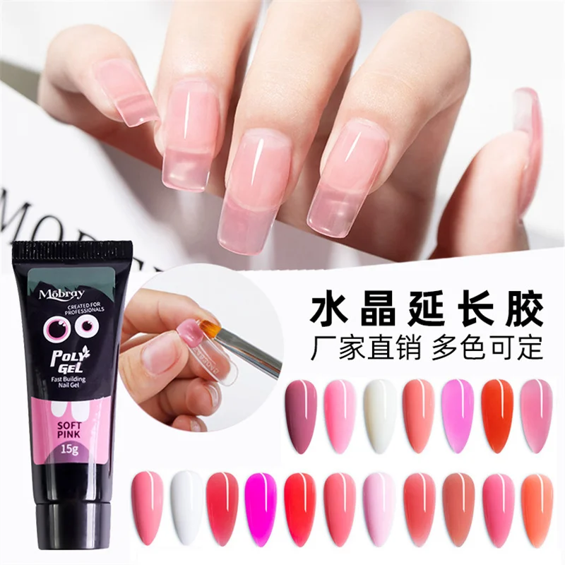 10g New UV Poly Nail Gel Polish Professional Crystal Extension Glue Art Accessories Semi Permanent Builder Nail Gel Polish 15ml
10g New UV Poly Nail Gel Polish Professional Crystal Extension Glue Art Accessories Semi Permanent Builder Nail Gel Polish 15ml