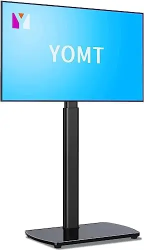 TV Stand with Mount,Upgraded TV Mount Stand for 27 to 65 inch TVs,Height Adjustable,Swivel Corner Standing TV Mount for Bedroom
TV Stand with Mount,Upgraded TV Mount Stand for 27 to 65 inch TVs,Height Adjustable,Swivel Corner Standing TV Mount for Bedroom