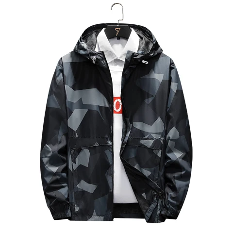 New Hooded Windbreaker Men's Spring and Autumn Casual Sports Men's Camouflage Casual Fashion Jacket Men's Outdoor Sports Shirt
New Hooded Windbreaker Men's Spring and Autumn Casual Sports Men's Camouflage Casual Fashion Jacket Men's Outdoor Sports Shirt