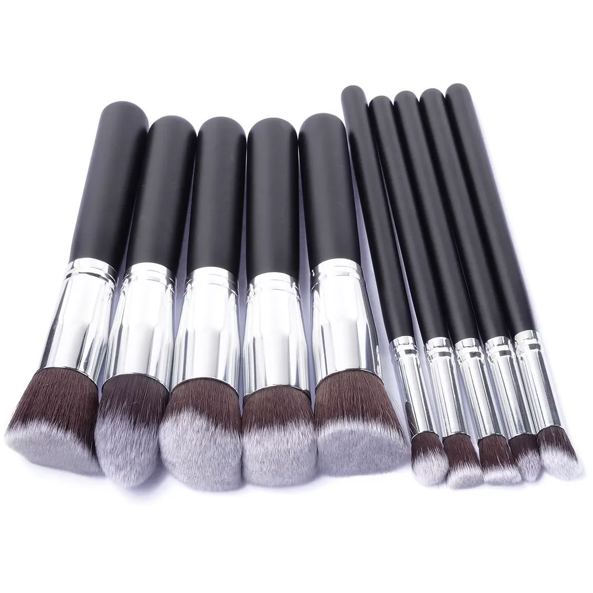 10 PCS Makeup Brushes Eyeshadow Rouge Lipstick Liquid Foundation Brushes Cosmetic Tools Soft Natural-synthetic Hair Brush Kits
10 PCS Makeup Brushes Eyeshadow Rouge Lipstick Liquid Foundation Brushes Cosmetic Tools Soft Natural-synthetic Hair Brush Kits