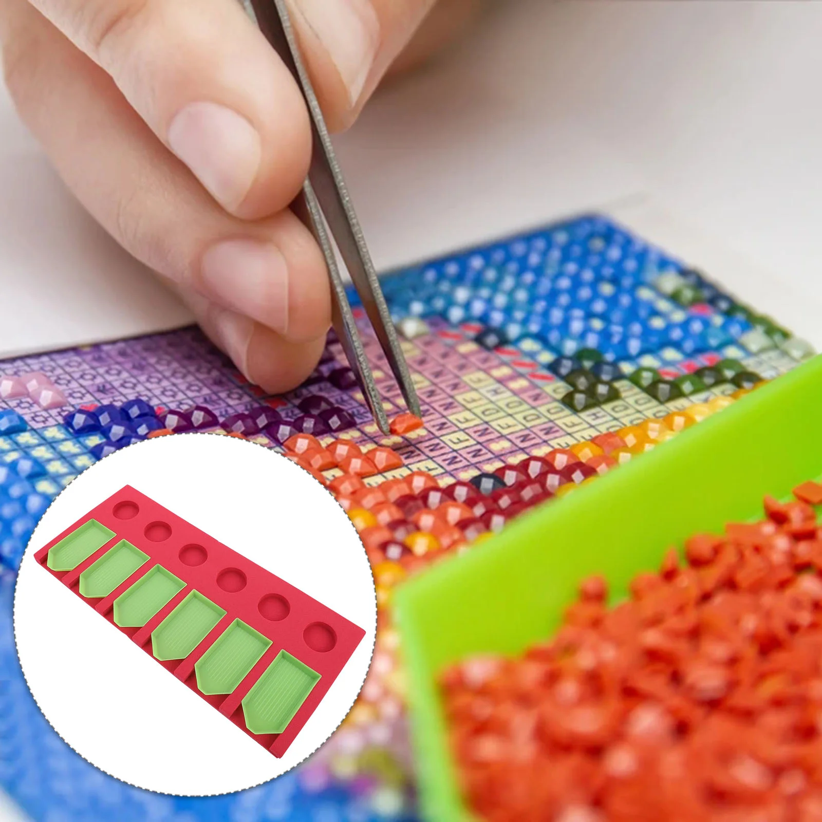 Tray Diamond Trays Sorting Nail Rhinestone Drawing Cross Storage Bead Tool Accessories Drill Plates Painting Tools Beading
Tray Diamond Trays Sorting Nail Rhinestone Drawing Cross Storage Bead Tool Accessories Drill Plates Painting Tools Beading