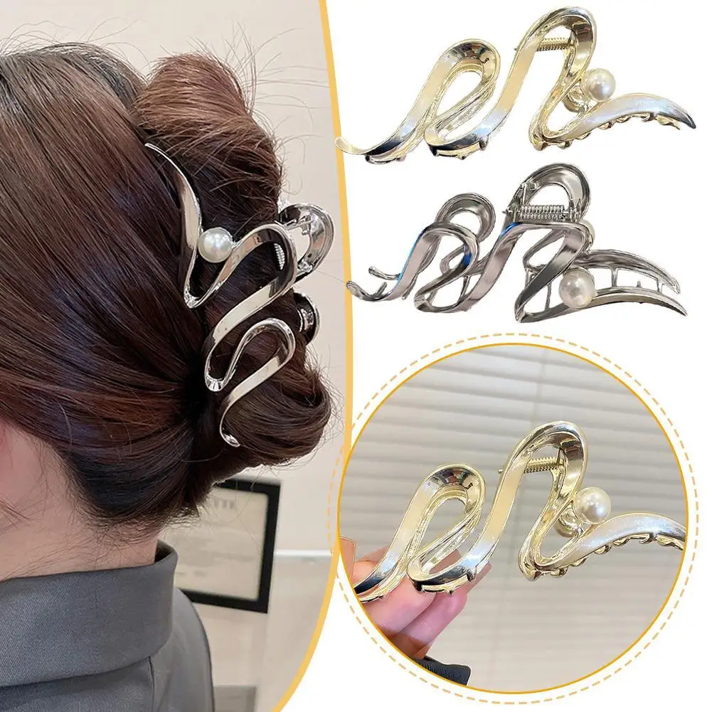 New Fashion Metal Geometric Hair Claw Clip Trendy Hair Clips 1pcs Gold And Sliver For Women Headwear Clamps Hairpins Girl Gifts
New Fashion Metal Geometric Hair Claw Clip Trendy Hair Clips 1pcs Gold And Sliver For Women Headwear Clamps Hairpins Girl Gifts