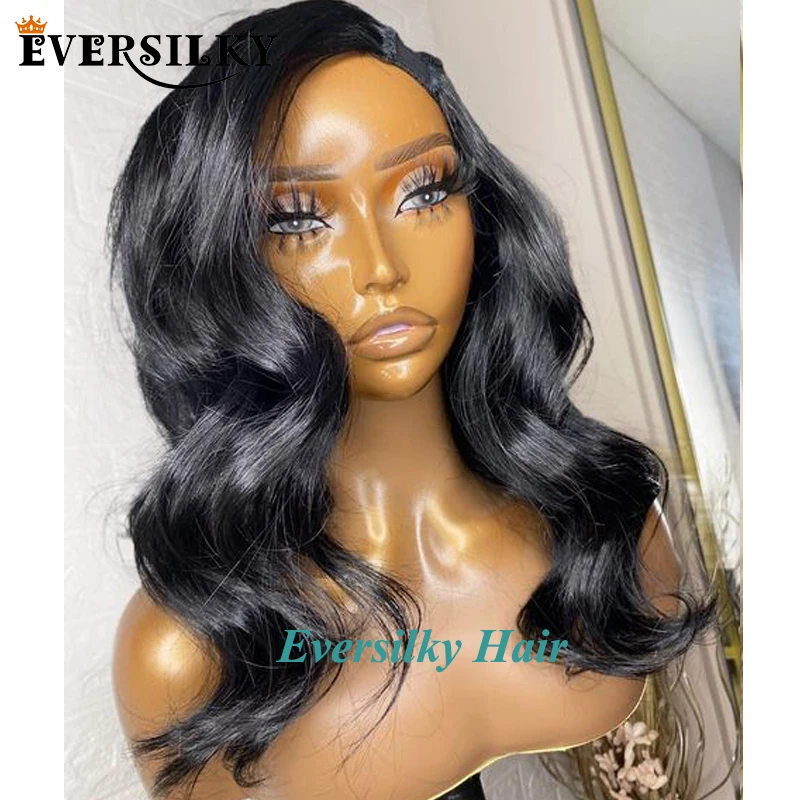 Body Wave Jet Black Short Bob 1x4 U Part Human Hair Wigs Glueless Adjustable U Part Wigs with 6Clips for Women Easy to Install
Body Wave Jet Black Short Bob 1x4 U Part Human Hair Wigs Glueless Adjustable U Part Wigs with 6Clips for Women Easy to Install