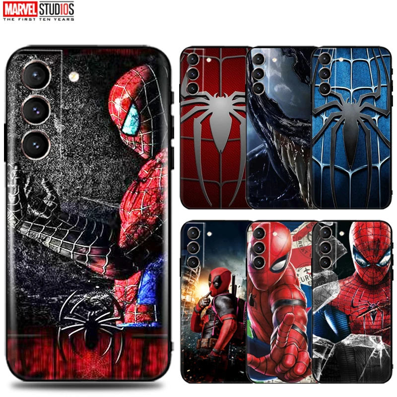 Venom Spiderman Deadpool Phone Case For Samsung Galaxy S21 Plus S21 FE S21 Ultra 5G Back Bumper Coque Ultra-Thin Carcasa Black
Venom Spiderman Deadpool Phone Case For Samsung Galaxy S21 Plus S21 FE S21 Ultra 5G Back Bumper Coque Ultra-Thin Carcasa Black