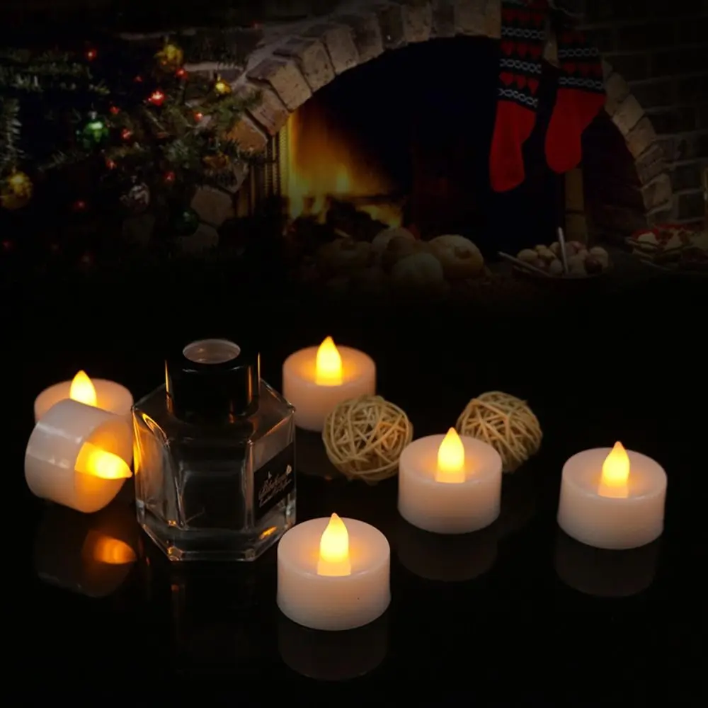 24Pcs Flameless Tealight Candles Plastic Led Candle Decoration Flickering for Home Christmas Party Wedding
24Pcs Flameless Tealight Candles Plastic Led Candle Decoration Flickering for Home Christmas Party Wedding