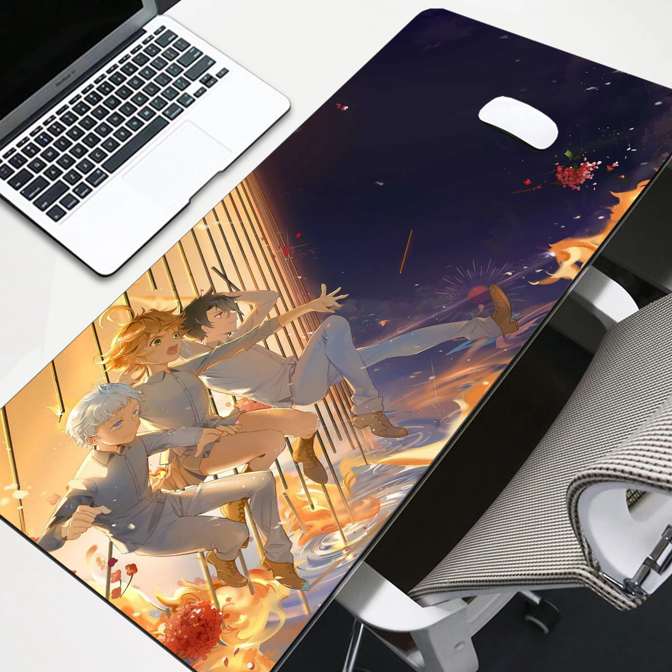 XXL Mouse Pad The Promised Neverland Large Mat Rubber PC Computer Gaming Mousepad Anime Desk Keyboard Play Mat PC Accessories
XXL Mouse Pad The Promised Neverland Large Mat Rubber PC Computer Gaming Mousepad Anime Desk Keyboard Play Mat PC Accessories
