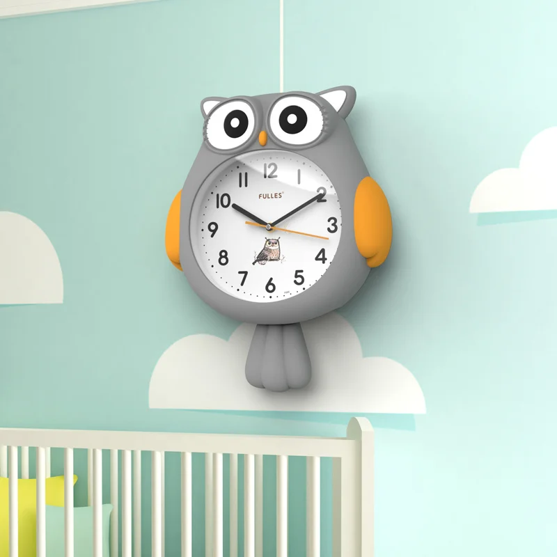 2022 New Wall Clock Children's Room Cartoon Cute Clock Bedroom Silent Creative Quartz Clock Swing Owl
2022 New Wall Clock Children's Room Cartoon Cute Clock Bedroom Silent Creative Quartz Clock Swing Owl