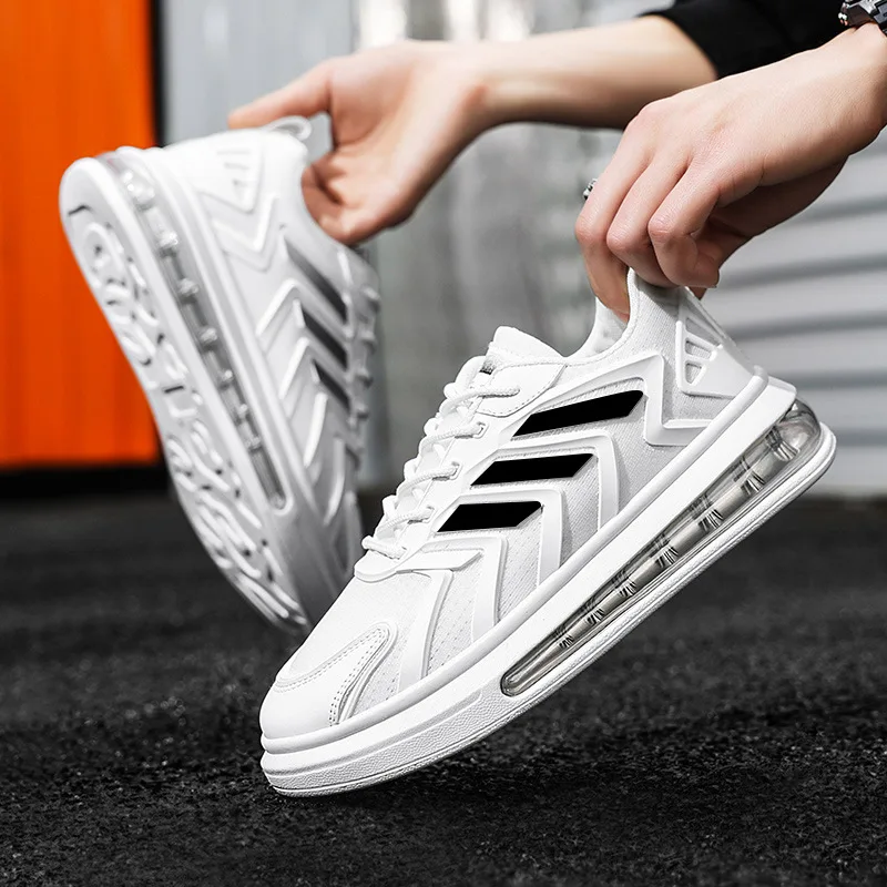 2022 Summer Men's Casual Shoes Air Cushion Men's Sneaker Mesh Leather Splicing White Shoes Luxury Designer Running Shoes For Man
2022 Summer Men's Casual Shoes Air Cushion Men's Sneaker Mesh Leather Splicing White Shoes Luxury Designer Running Shoes For Man