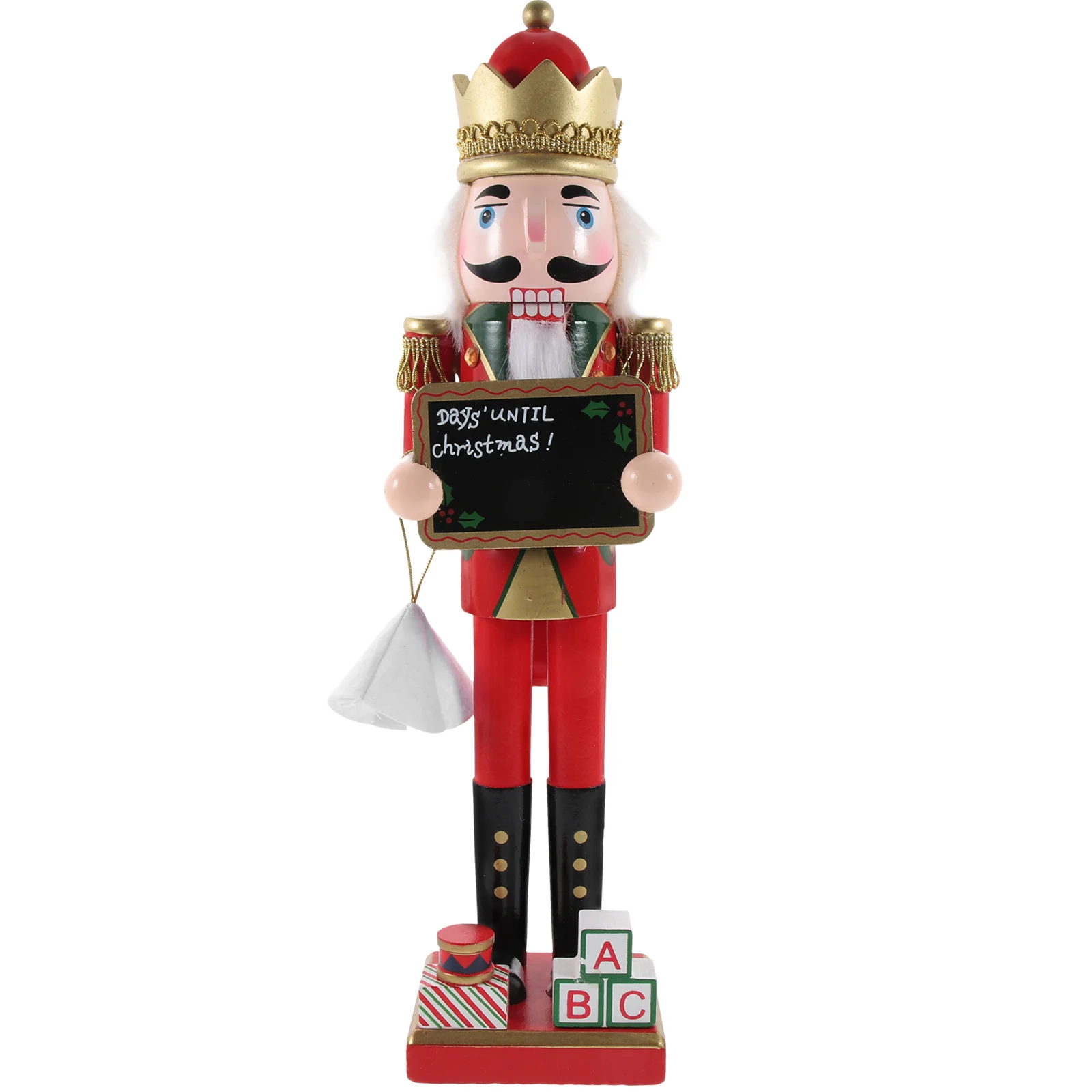 Dinning Table Decor Christmas Nutcracker Ornament Traditional Decorations 38cm Xmas Desktop Gift Wooden Puppet
Dinning Table Decor Christmas Nutcracker Ornament Traditional Decorations 38cm Xmas Desktop Gift Wooden Puppet