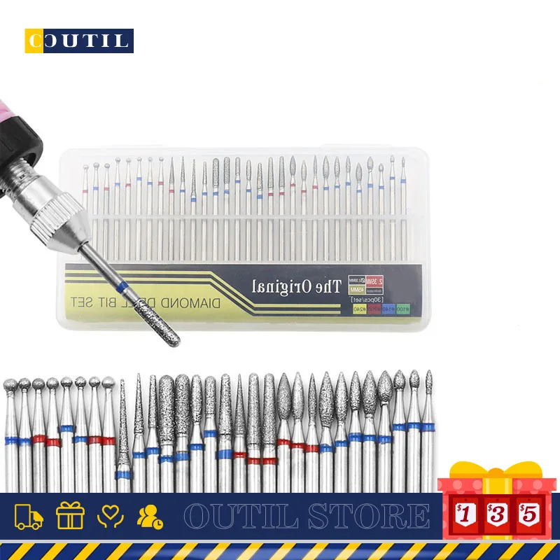30PCS Diamond Drill Bit Set Electric Drill Accessories For Polishing And Grinding Multifunction Electric Drill Accessories
30PCS Diamond Drill Bit Set Electric Drill Accessories For Polishing And Grinding Multifunction Electric Drill Accessories