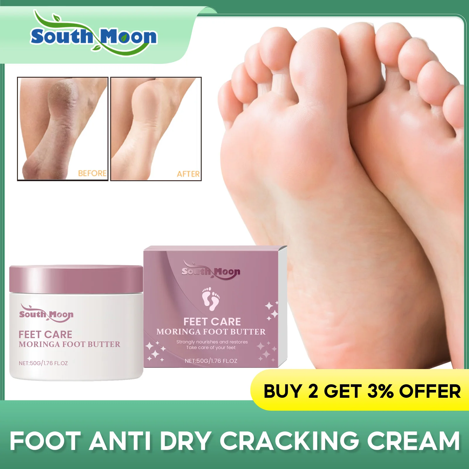 Anti Crack Cream Moisturizing Dry Foot Exfoliation Callus Improve Roughness Freezing Nourishing Heel Dead Skin Removal Ointment
Anti Crack Cream Moisturizing Dry Foot Exfoliation Callus Improve Roughness Freezing Nourishing Heel Dead Skin Removal Ointment