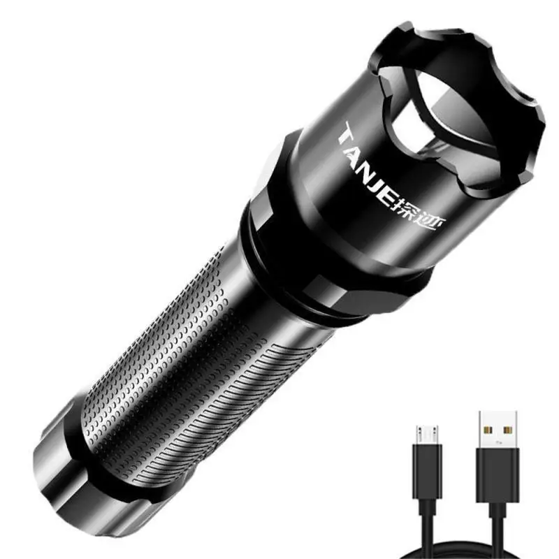 Portable LED Flashlight Strong light USB Rechargeable Emergency Flashlight Aluminum Torches Waterproof Outdoor Camping Light
Portable LED Flashlight Strong light USB Rechargeable Emergency Flashlight Aluminum Torches Waterproof Outdoor Camping Light