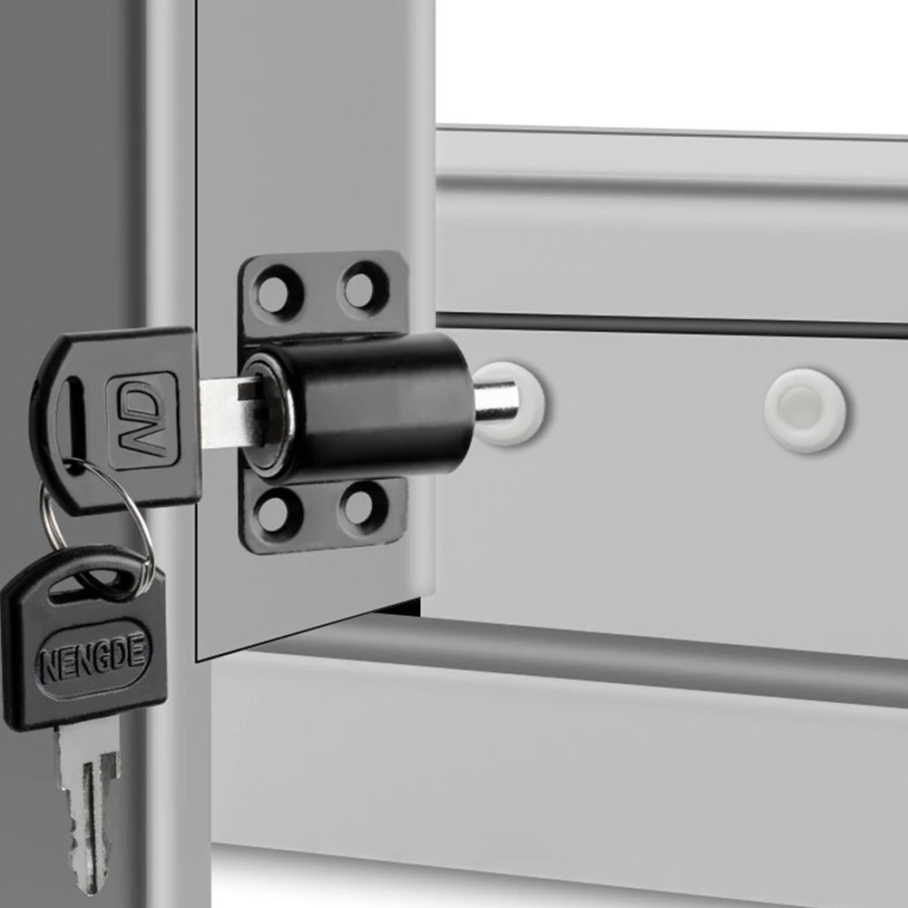 1PCS Sliding Window Screw Door Lock Key Push Aluminum Alloy Children Safety Protection Door Window Security Lock With Keys
1PCS Sliding Window Screw Door Lock Key Push Aluminum Alloy Children Safety Protection Door Window Security Lock With Keys