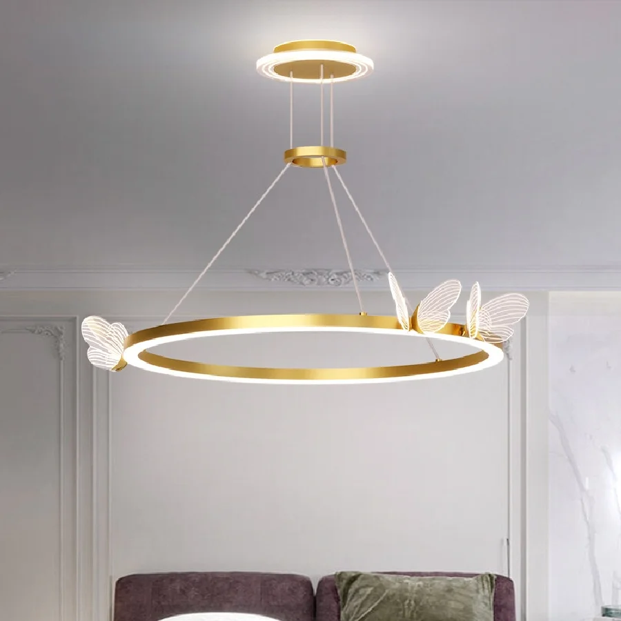 Nordic Butterfly LED Chandelier Indoor Lighting Diningroom Bedroom Parlor Hanging Light Fixtures Romantic Decoration Suspension
Nordic Butterfly LED Chandelier Indoor Lighting Diningroom Bedroom Parlor Hanging Light Fixtures Romantic Decoration Suspension