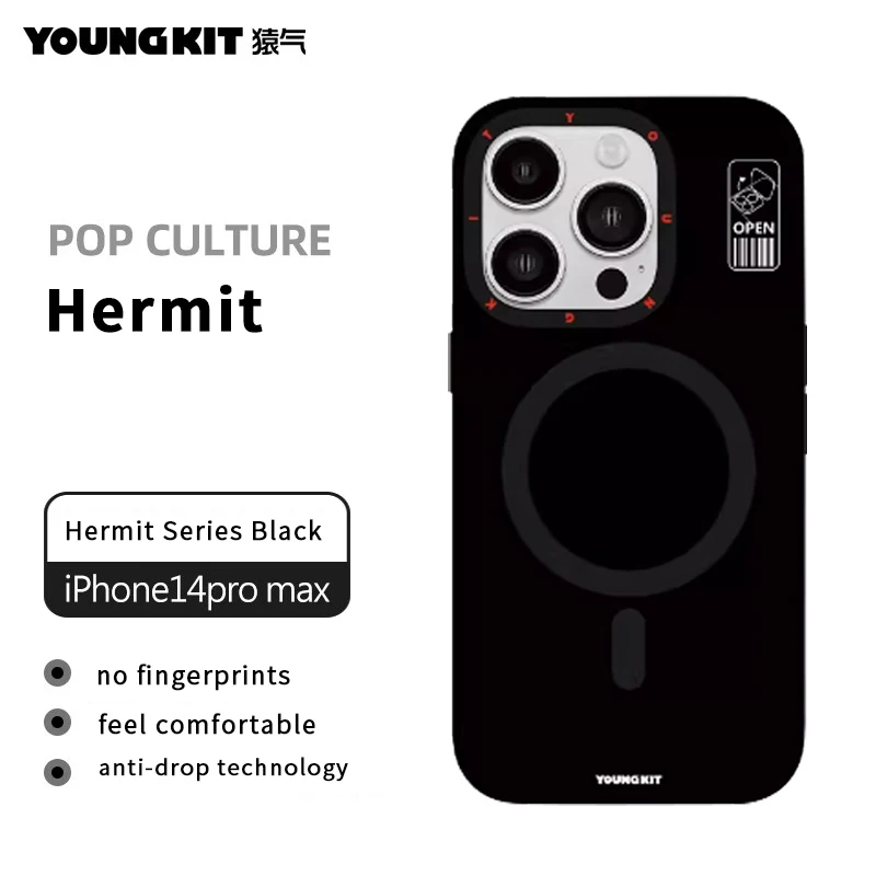 Youngkit Original Shockproof Stand Hermit Cover for Iphone 13 14 Pro Max Case Len All-inclusive Antidrop Frosted Clear Shell
Youngkit Original Shockproof Stand Hermit Cover for Iphone 13 14 Pro Max Case Len All-inclusive Antidrop Frosted Clear Shell