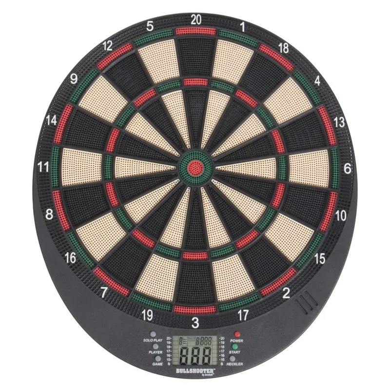 Lightweight Electronic Dartboard with LCD Scoring Displays, Heckler Feature, 8-Player Scoring and 21 Games with 65 Variations
Lightweight Electronic Dartboard with LCD Scoring Displays, Heckler Feature, 8-Player Scoring and 21 Games with 65 Variations