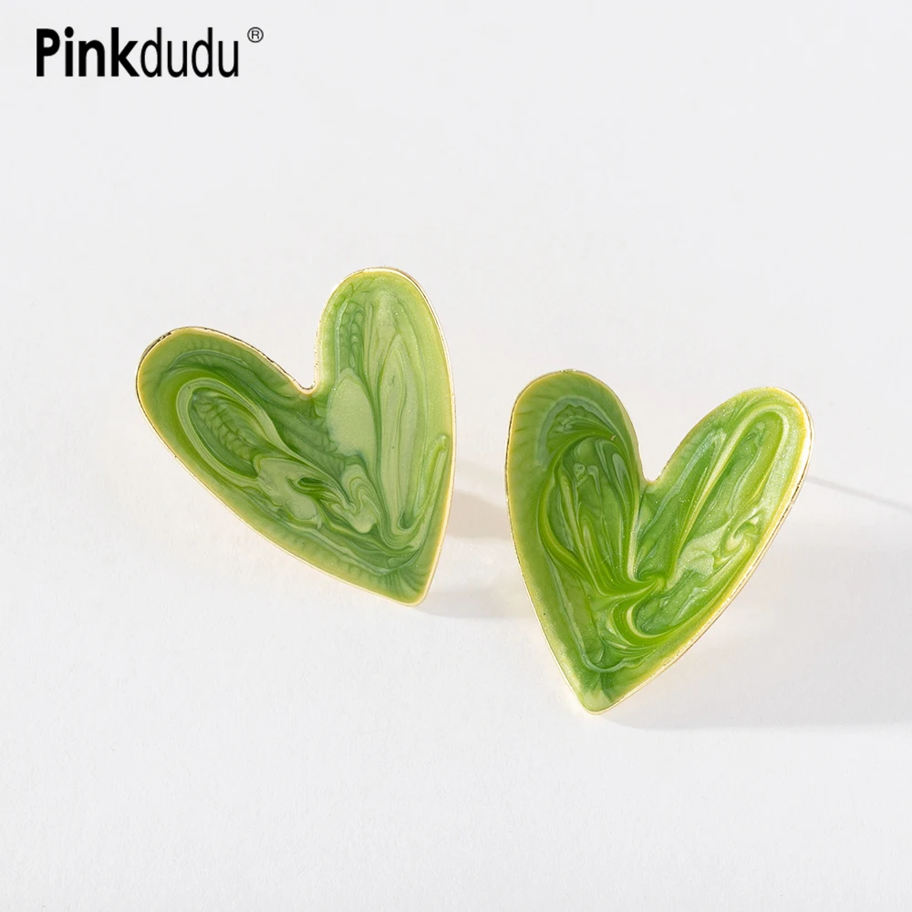 Pinkdudu Romantic 3 Color Love Stud Earrings Elegant Creative Design Simple Geometric Earring for Women Jewelry Gifts PD1162
Pinkdudu Romantic 3 Color Love Stud Earrings Elegant Creative Design Simple Geometric Earring for Women Jewelry Gifts PD1162