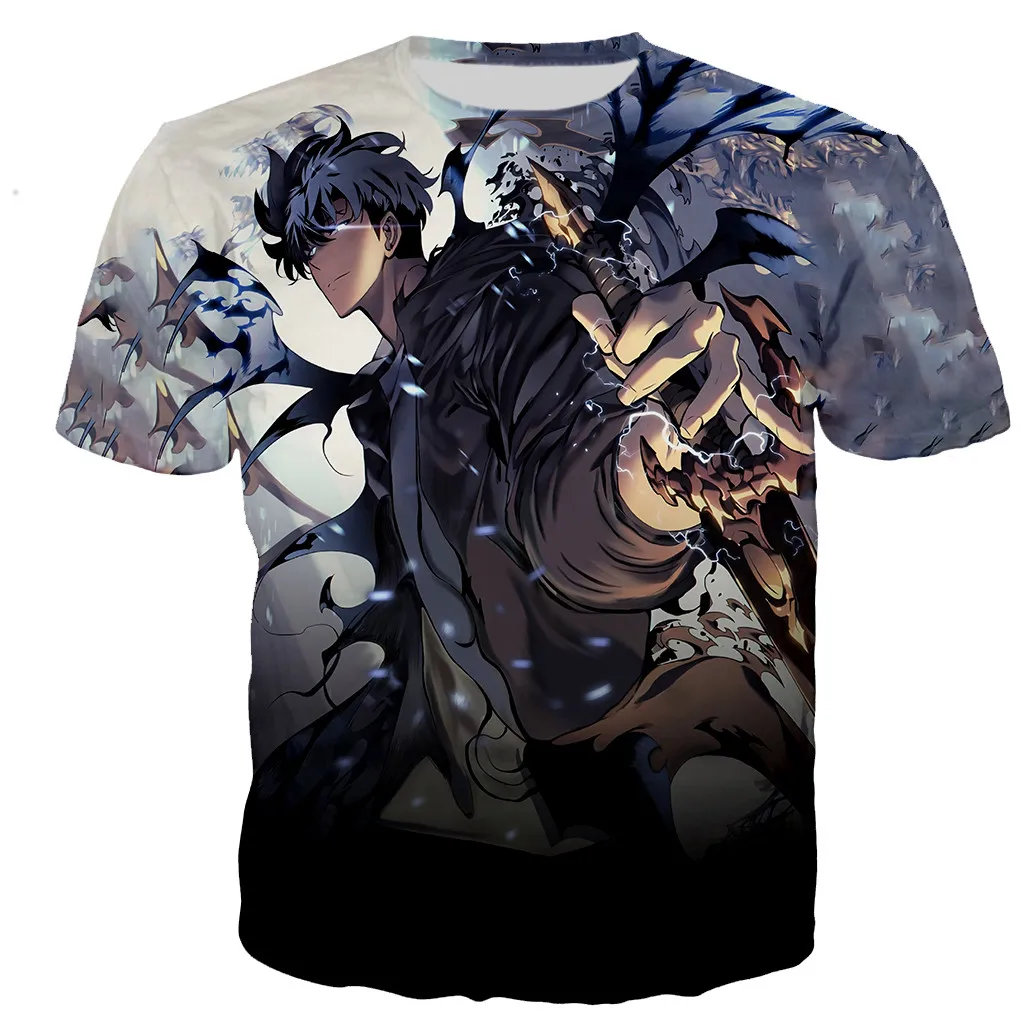 2021 Men/women Summer Fashion 3D Anime Solo Leveling Printed T-shirt Casual Harajuku T Shirts Streetwear Tops Tees
2021 Men/women Summer Fashion 3D Anime Solo Leveling Printed T-shirt Casual Harajuku T Shirts Streetwear Tops Tees