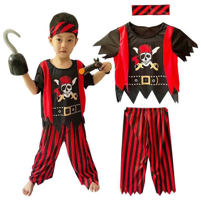 Halloween Performance Children's Costumes Pirates Clothes Set Party Boys Girls Gift Suitable 100cm-140cm No Weapon
Halloween Performance Children's Costumes Pirates Clothes Set Party Boys Girls Gift Suitable 100cm-140cm No Weapon
