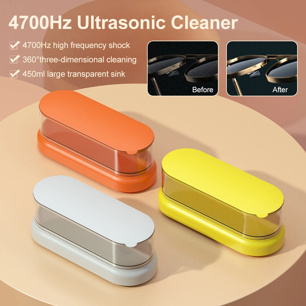 Portable High Frequency Ultrasonic Jewelry Cleaner 47000Hz Ultrasonic Cleaner with Clear Tank for Jewelry Glasses Watches Toy
Portable High Frequency Ultrasonic Jewelry Cleaner 47000Hz Ultrasonic Cleaner with Clear Tank for Jewelry Glasses Watches Toy