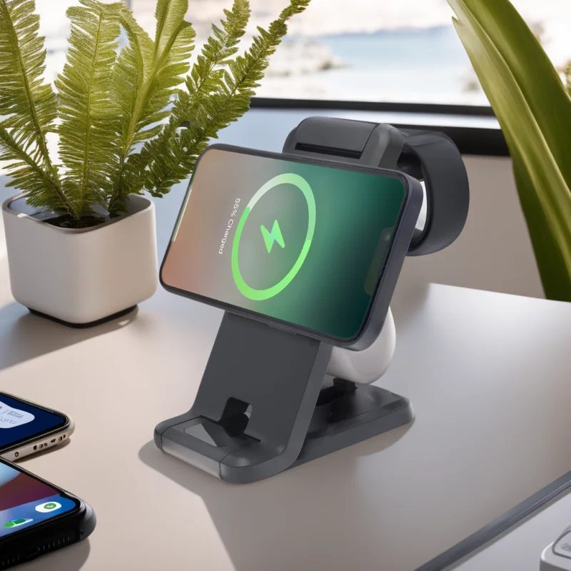 Беспроводная зарядная док-станция 3 в 1 для iphone, 15 Вт, iWATCH и AIRPODs
Беспроводная зарядная док-станция 3 в 1 для iphone, 15 Вт, iWATCH и AIRPODs