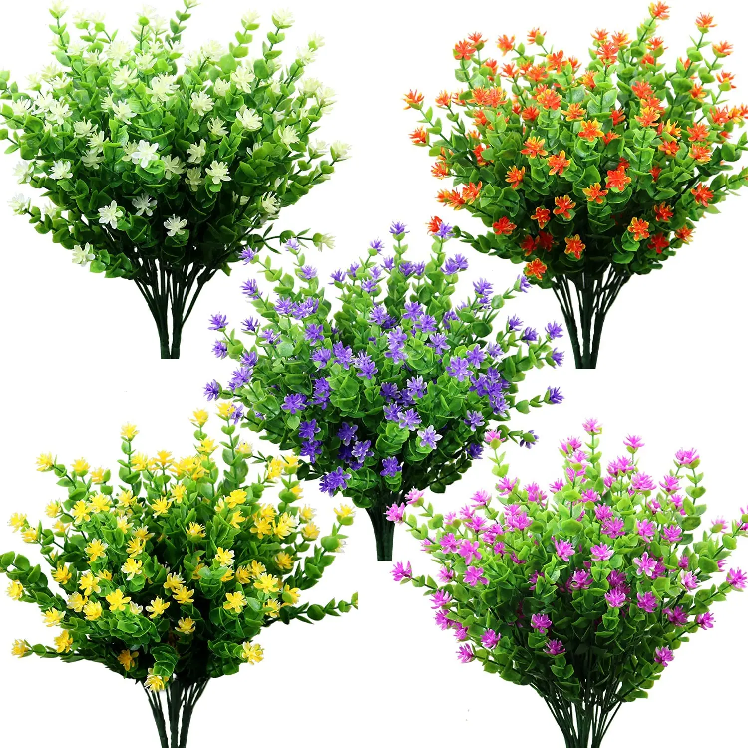 10 Pcs Artificial Flowers, Fake Outdoor Flowers UV Resistant, Lifelike Plastic Flowers for Indoor Outdoors Home Office Garden
10 Pcs Artificial Flowers, Fake Outdoor Flowers UV Resistant, Lifelike Plastic Flowers for Indoor Outdoors Home Office Garden