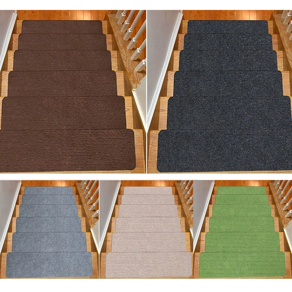 Stair Tread Carpet Mats Self-adhesive Floor Step Mat Non Slip Pad Protection Cover Pads Home Decor Stair Step Cover Accessories
Stair Tread Carpet Mats Self-adhesive Floor Step Mat Non Slip Pad Protection Cover Pads Home Decor Stair Step Cover Accessories