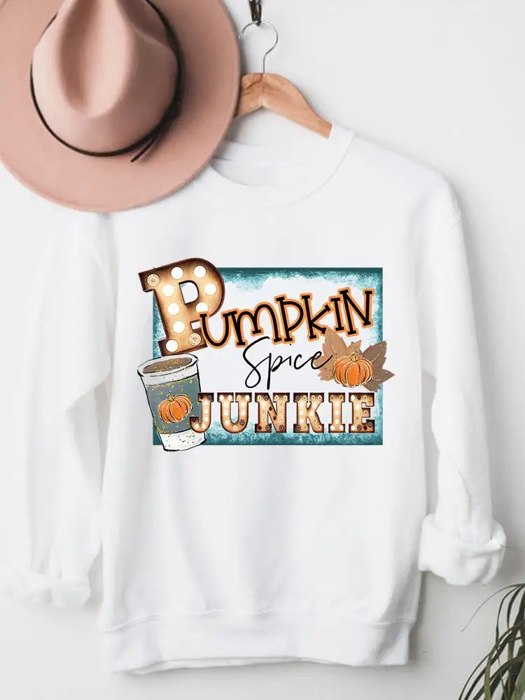 Праздничная одежда, модные осенние женские пуловеры с графическим принтом на День Благодарения, тыква, специи, любовь, Хэллоуин, свитшоты
Праздничная одежда, модные осенние женские пуловеры с графическим принтом на День Благодарения, тыква, специи, любовь, Хэллоуин, свитшоты
