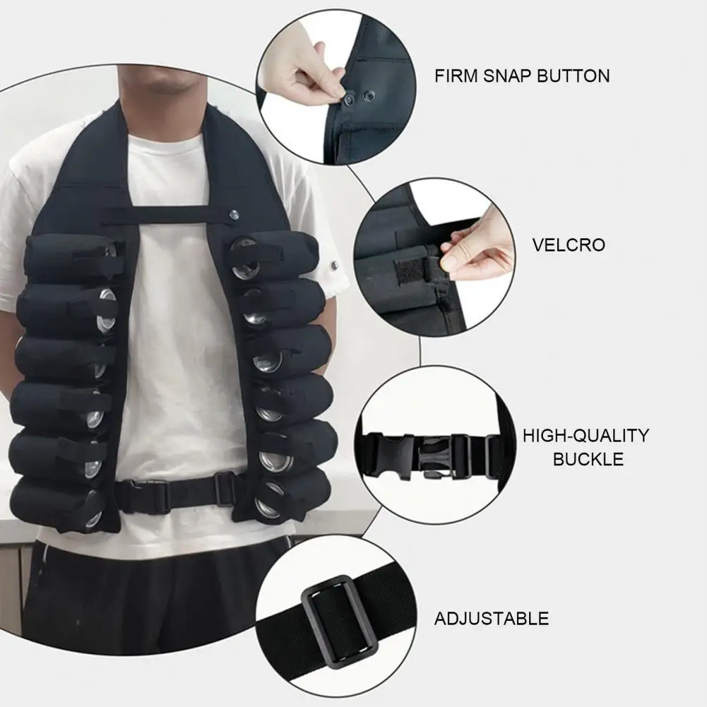 Great Oxford Cloth Beer Storage Vest 2 Colors Beer Drinking Vest Adjustable Breathable Drink Vest for Mountaineering
Great Oxford Cloth Beer Storage Vest 2 Colors Beer Drinking Vest Adjustable Breathable Drink Vest for Mountaineering