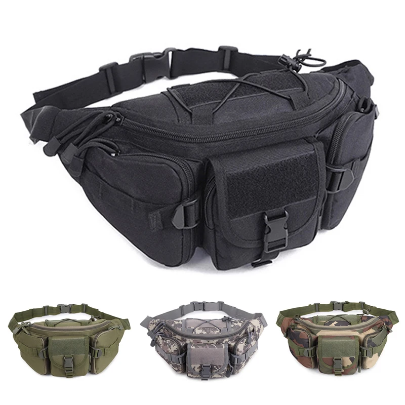 Outdoor Waist Bag Men's Tactical Waterproof Molle Camouflage Hunting Hiking Climbing Nylon Mobile Phone Belt Pack Combat Bags
Outdoor Waist Bag Men's Tactical Waterproof Molle Camouflage Hunting Hiking Climbing Nylon Mobile Phone Belt Pack Combat Bags