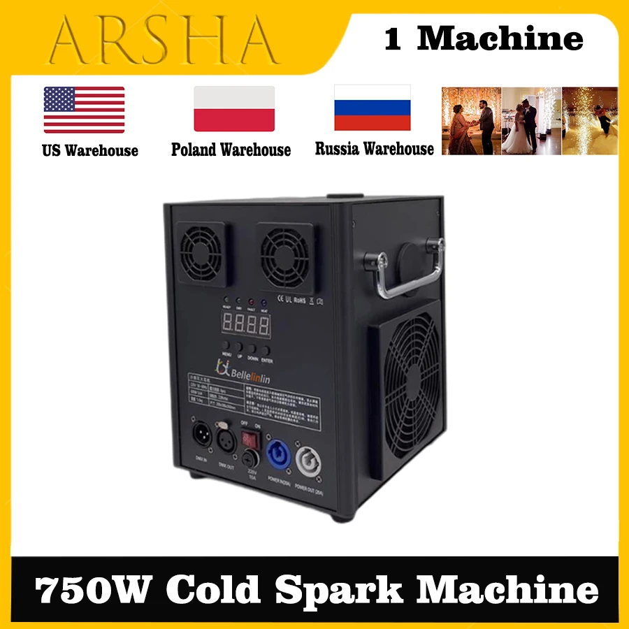 1 PCS 750W Wedding Stage Fountain Cold Spark Machine Spray 1-5m Height DMX Sparkler Firework Flame Stage Effect Machine Party
1 PCS 750W Wedding Stage Fountain Cold Spark Machine Spray 1-5m Height DMX Sparkler Firework Flame Stage Effect Machine Party