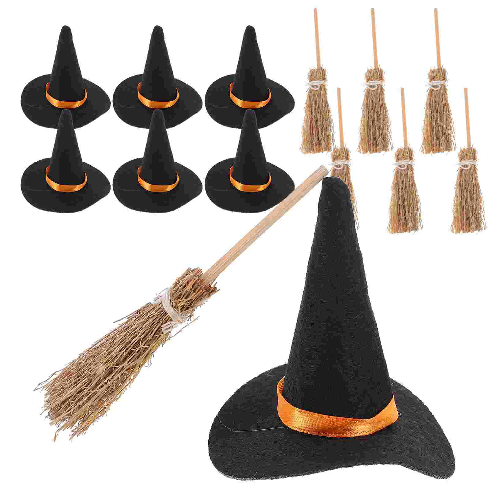 Tiny Witch Hat Ornament Mini Hats Drinks Miniature Small Cake Decor Decors Broom Craft Whisk
Tiny Witch Hat Ornament Mini Hats Drinks Miniature Small Cake Decor Decors Broom Craft Whisk