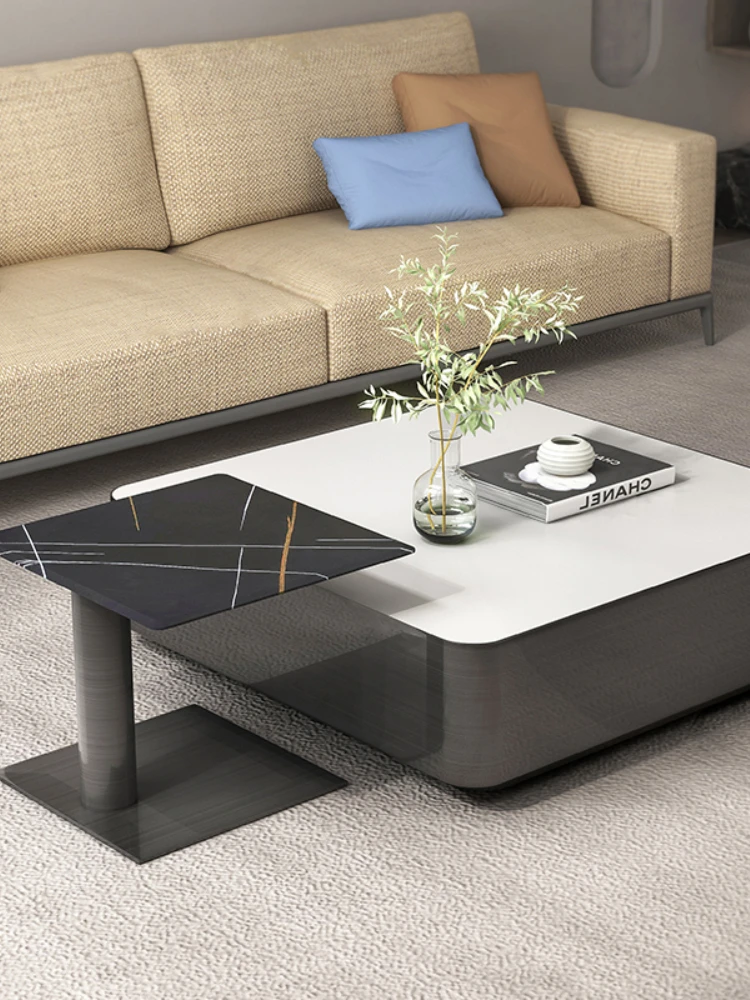 High quality Italian minimalist light luxurious stone plate coffee table modern matching storage style desk coffe table
High quality Italian minimalist light luxurious stone plate coffee table modern matching storage style desk coffe table