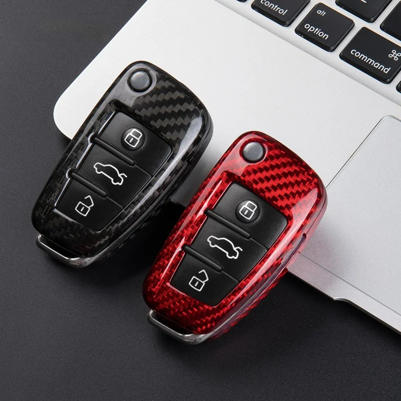 T-Carbon Fiber Key Fob Cover for Audi A1 A3 A4 A6 A8 Q2 Q3 Q7 R8 RS3 RS6 S3 S6 TT TTS Men's Car Key Fob Case Women's Fob Cover
T-Carbon Fiber Key Fob Cover for Audi A1 A3 A4 A6 A8 Q2 Q3 Q7 R8 RS3 RS6 S3 S6 TT TTS Men's Car Key Fob Case Women's Fob Cover