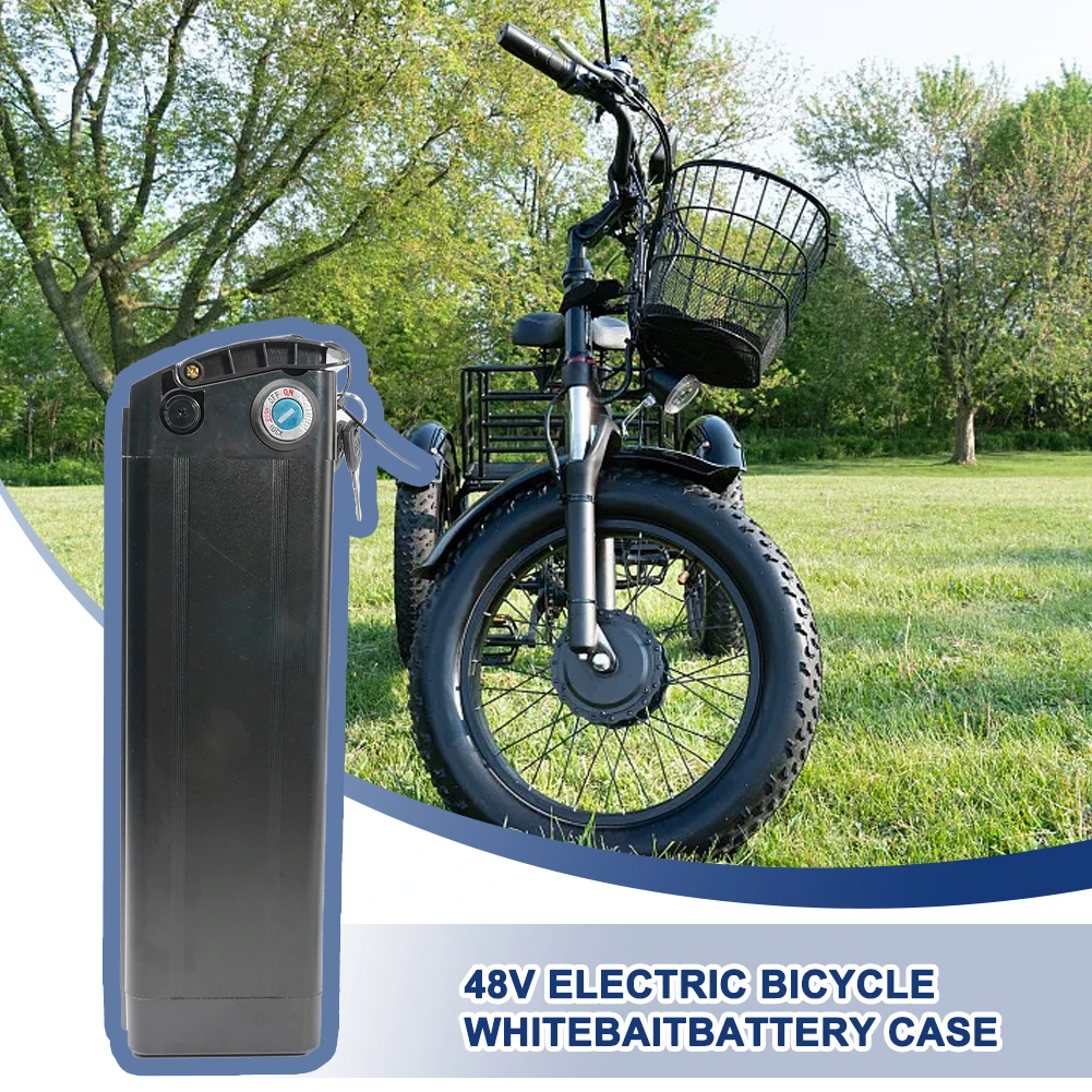 Electric Bicycle Battery Box Plastic Shell Suitable For 48V Large Capacity 1865 Bracket Black With Charging Display Screen
Electric Bicycle Battery Box Plastic Shell Suitable For 48V Large Capacity 1865 Bracket Black With Charging Display Screen