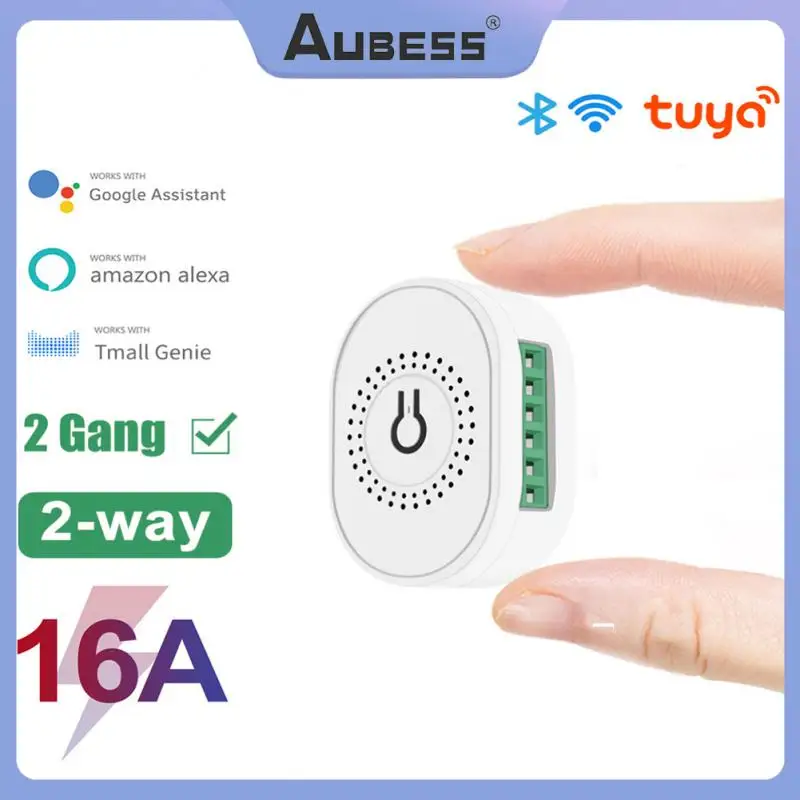 Смарт-выключатель Tuya, 16 А, 2 клавиши, Wi-Fi, с поддержкой Alexa и Google Assistant
Смарт-выключатель Tuya, 16 А, 2 клавиши, Wi-Fi, с поддержкой Alexa и Google Assistant
