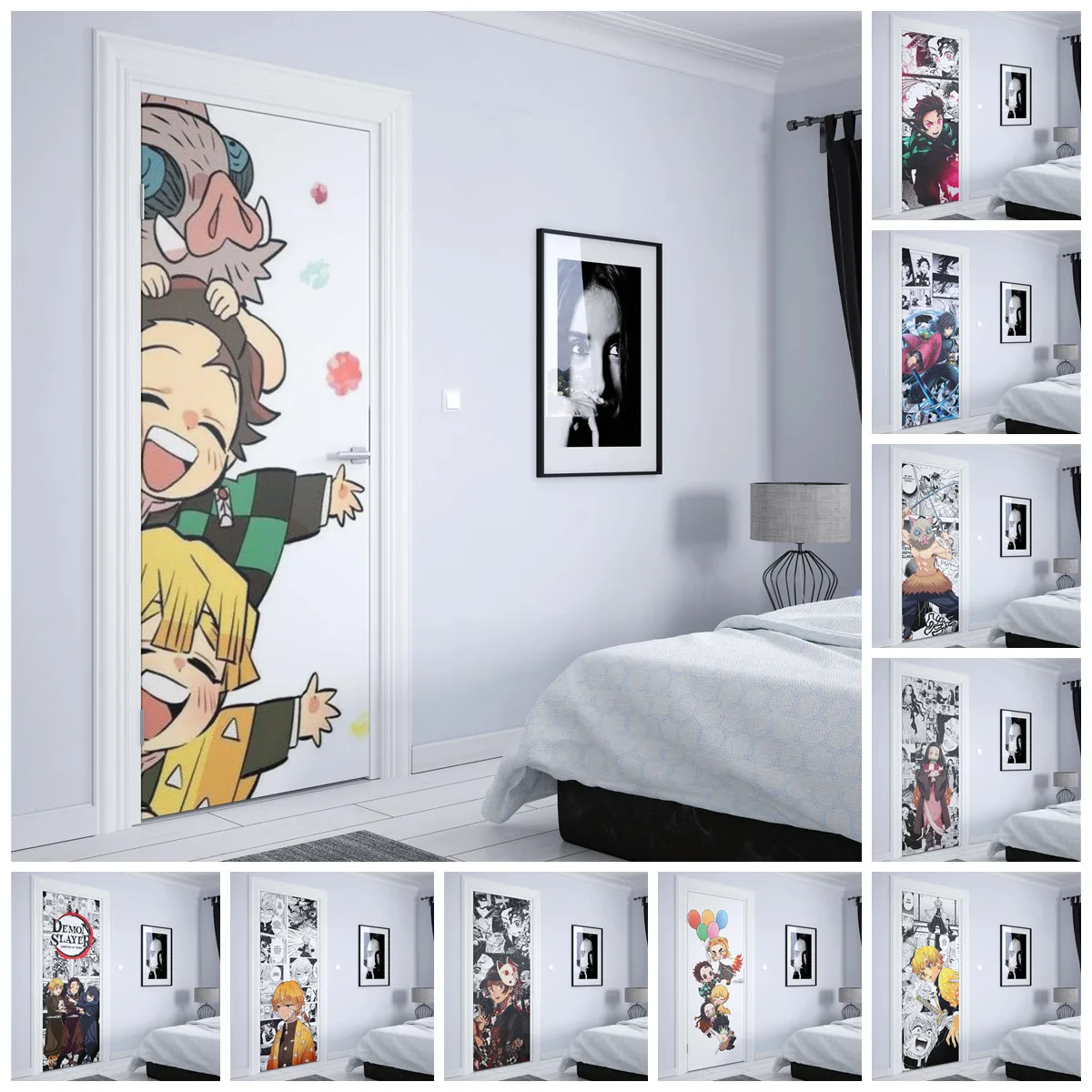 Modern home decoration art Japanese anime Demon Slayer kawaii poster pvc polyethylene door sticker home Decoration posters z259
Modern home decoration art Japanese anime Demon Slayer kawaii poster pvc polyethylene door sticker home Decoration posters z259