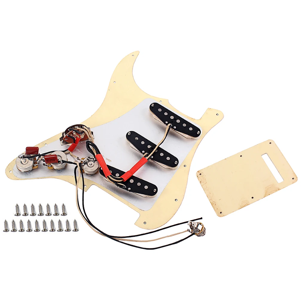 Professional Guitar Pickguard Plastic Pick Guard Rear Cover Replaceable Part Screws Kit Accessories for Beginners
Professional Guitar Pickguard Plastic Pick Guard Rear Cover Replaceable Part Screws Kit Accessories for Beginners