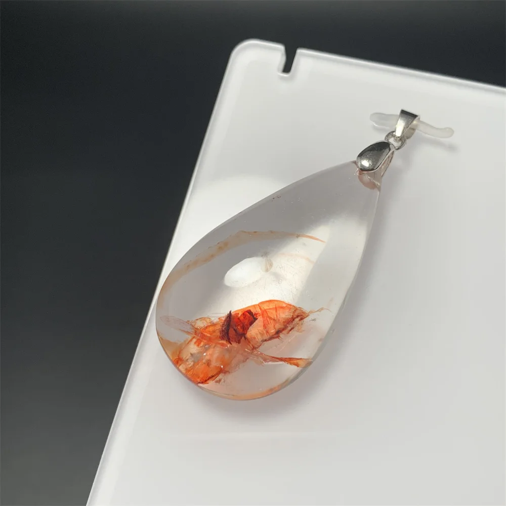 Natural Lava Multi-inclusions Minerals Crystal Pendant Necklace Women Red Limonite Phantom Quartz Clear Bead Rare Flower Phantom
Natural Lava Multi-inclusions Minerals Crystal Pendant Necklace Women Red Limonite Phantom Quartz Clear Bead Rare Flower Phantom